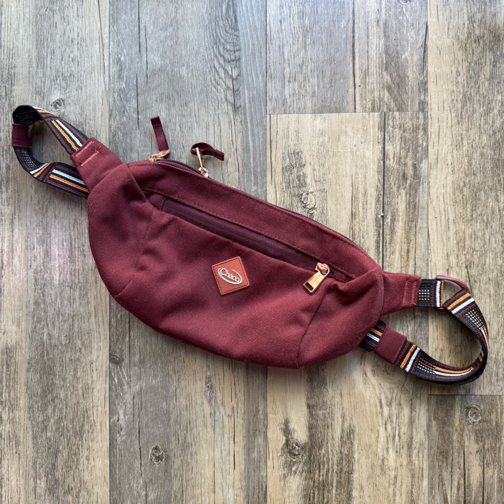 Chaco Radlands Orange Maroon Hip Fanny Crossbody bag